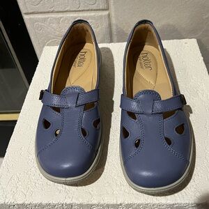Ladies Hotter Nirvana leather shoes periwinkle blue sz 6.5